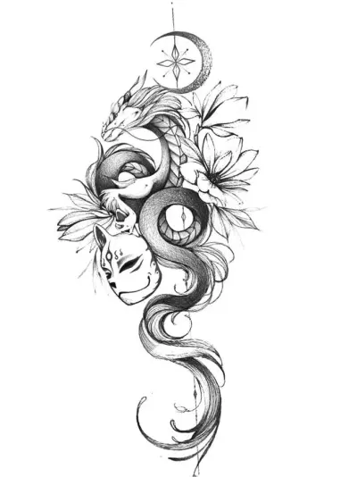 Fineline Drache
